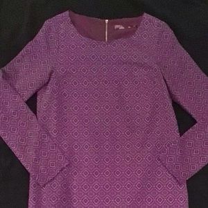 Women’s EUC purple PRANA long sleeve dress…./size XS